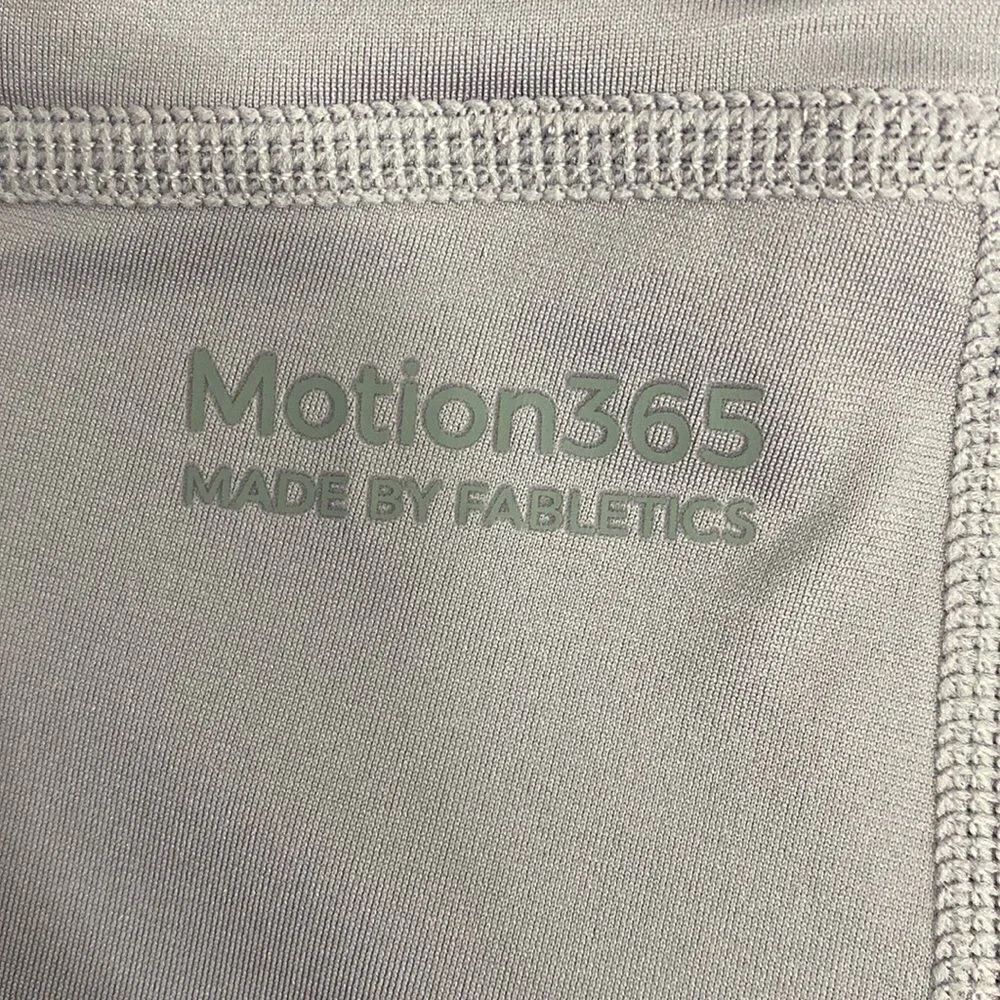 Spin Motion 365 made by Fabletics gray violet 7/8 leggings size L - Picture 7 of 10